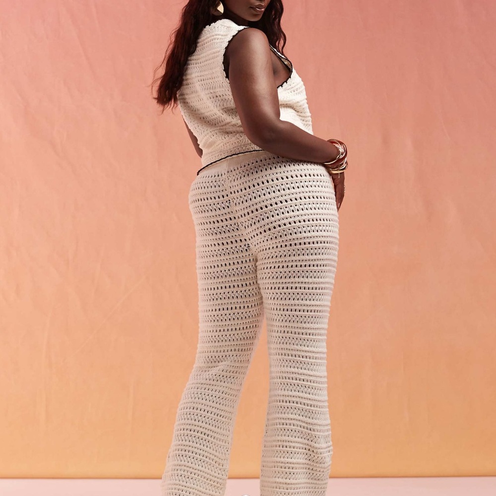 ASOS Crochet White Pants